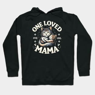 One loved mama - cats Hoodie